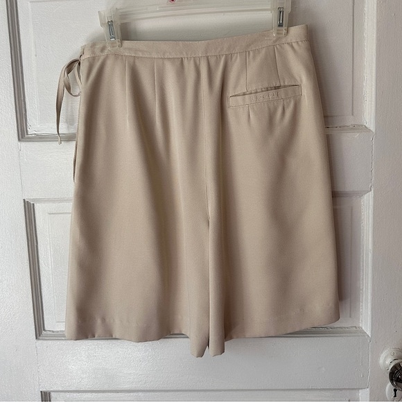 Vintage Liz Claiborne Golf Faux Wrap Skort Neutral Athleisure Preppy Pockets - Picture 14 of 17